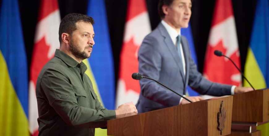 Zelenski, vizită în Canada